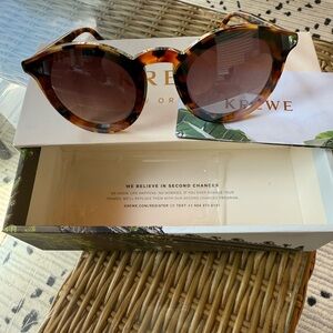KREWE Tortoise Shell Sunglasses